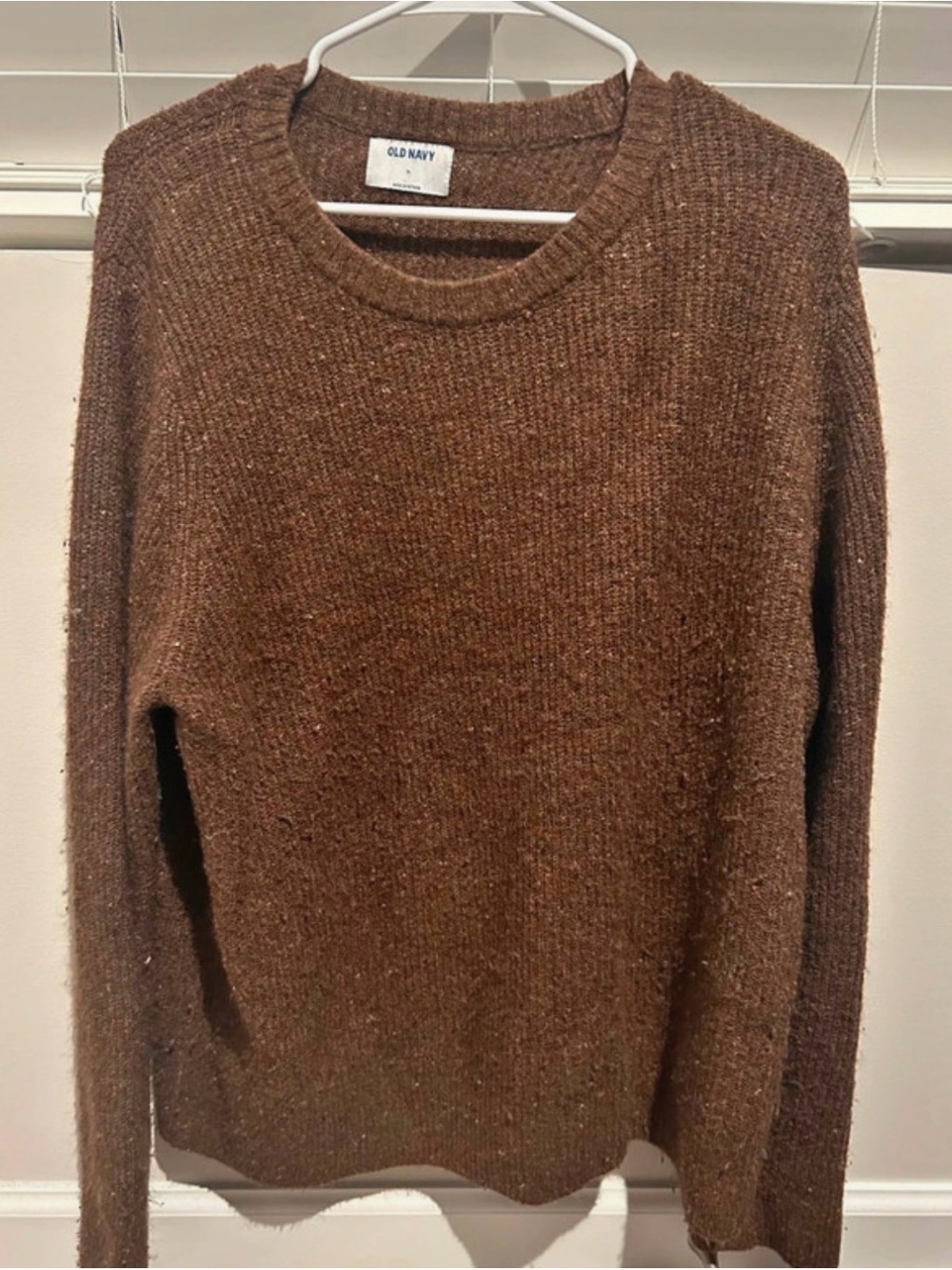 Old Navy Women's Chocolate Brown Crewneck Sweater
